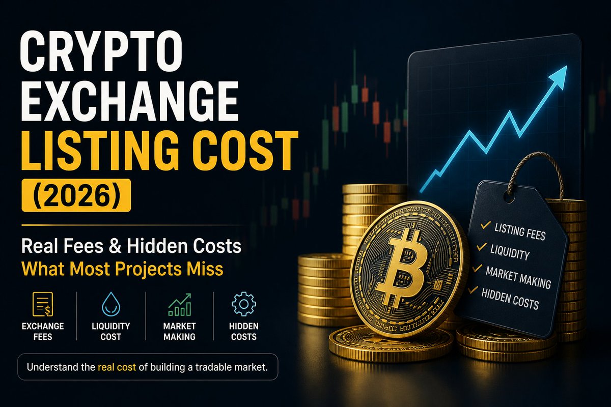 CryptoListingIN's tweet image. How much does it cost to list a token on an exchange?

Most founders think it’s just a fee.

That’s where they lose money.

The real cost looks very different 👇