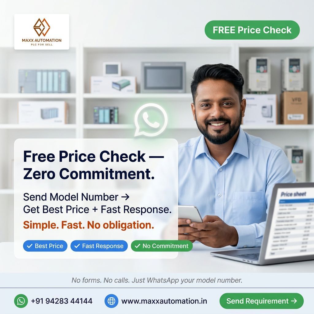 AliJivani144's tweet image. Already have a PLC quote from someone else?

Send us your model number.
We'll come back with our price — no obligation, no pressure.

If we're better, great.
If not, you've lost nothing.

Most engineers are surprised.

📲 +91 94283 44144
🌐 maxxautomation.in

#PLC #HMI