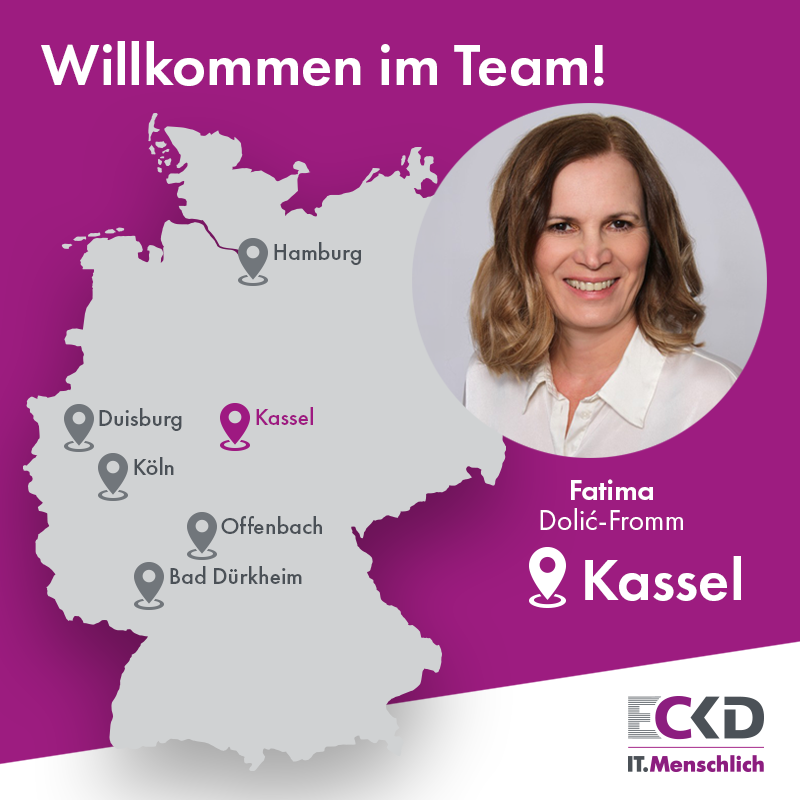 IT_Menschlich's tweet image. Herzlich Willkommen in unserem #Team!

Fatima Dolić-Fromm verstärkt uns ab sofort als Referentin PMO im Hauptbereich Organisationsentwicklung am Standort Kassel. Wir freuen uns, sie bei der ECKD begrüßen zu dürfen und wünschen ihr einen erfolgreichen Start.

#ITMenschlich