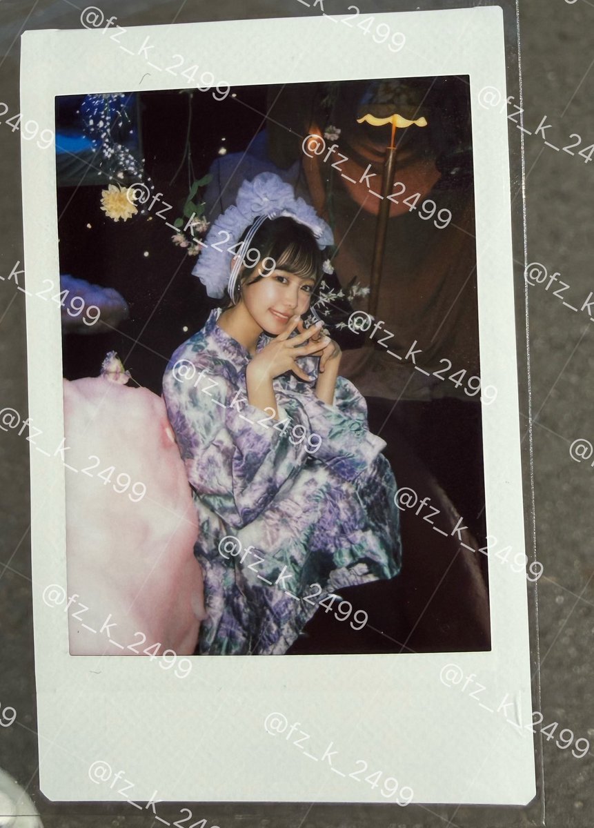 ふるっぱー交換 抽選会 C賞 チェキ 譲 仲川瑠夏💜 求 櫻井優衣💚(他