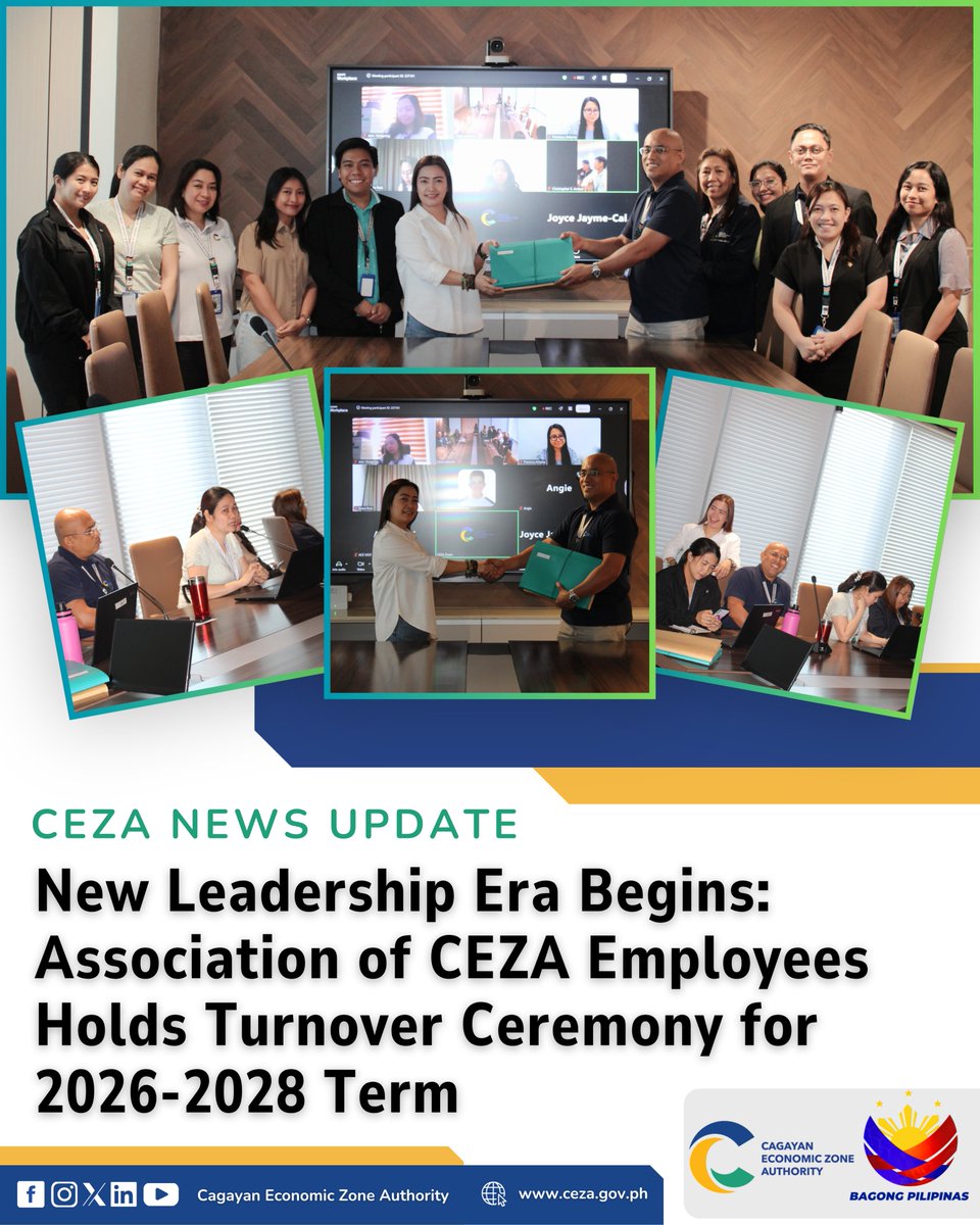 InvestCEZA's tweet photo. The 2024–2026 team hands over the roadmap for success to the new ACE leadership. As we transition to the 2026–2028 term, we’re ready to build on this foundation with groundbreaking initiatives!
#ACEExcellence #NewLeadership #MissionFirst #Turnover2026 #ACE2026 #CEZACares https://t.co/Q3cafZQEvr