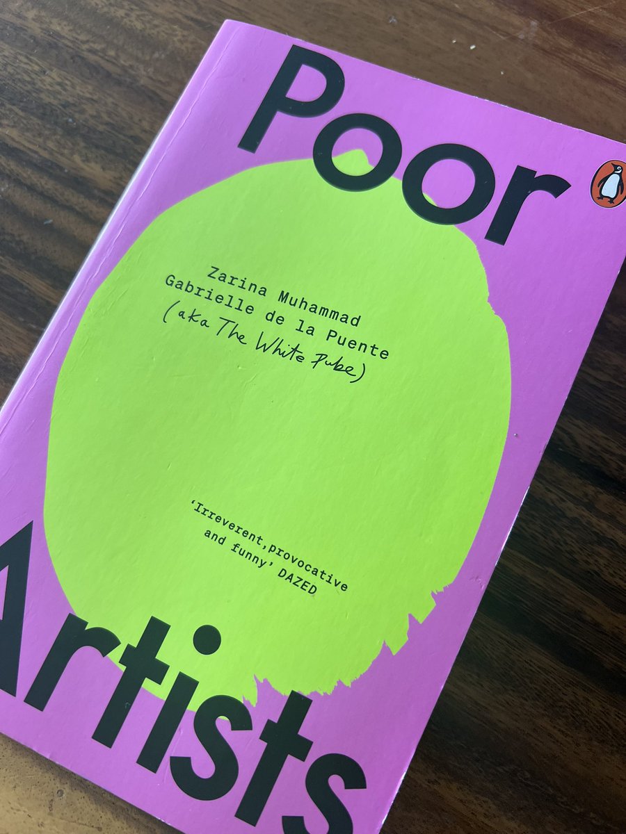 fatinsy_'s tweet photo. never have a book about being an artist made me feel intensely… disappointed about being part of the art ecosystem.

i can handle the occasional slander of the artist being at the mercy of funding and people believing our work is “not essential”… https://t.co/VkulmQQr1k