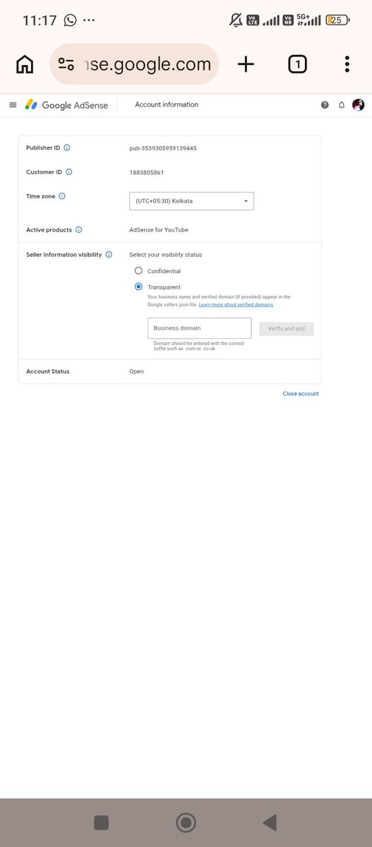 Naresh48613's tweet photo. @TeamYouTube 36 days passed! My AdSense is still 'Active' &amp; 'Open'. GAC portal (No. 8828/2026) shows 'Under Process'. This proves my 6yr old original content is clean. Please restore my channel.

​Case ID: 1-7452000040816

@AshwiniVaishnaw @GoI_MeitY https://t.co/kmg7OIO6vc