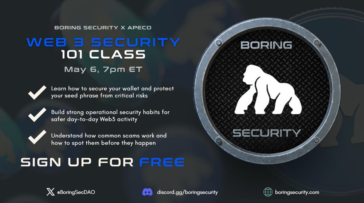 Boring Security tweet media
