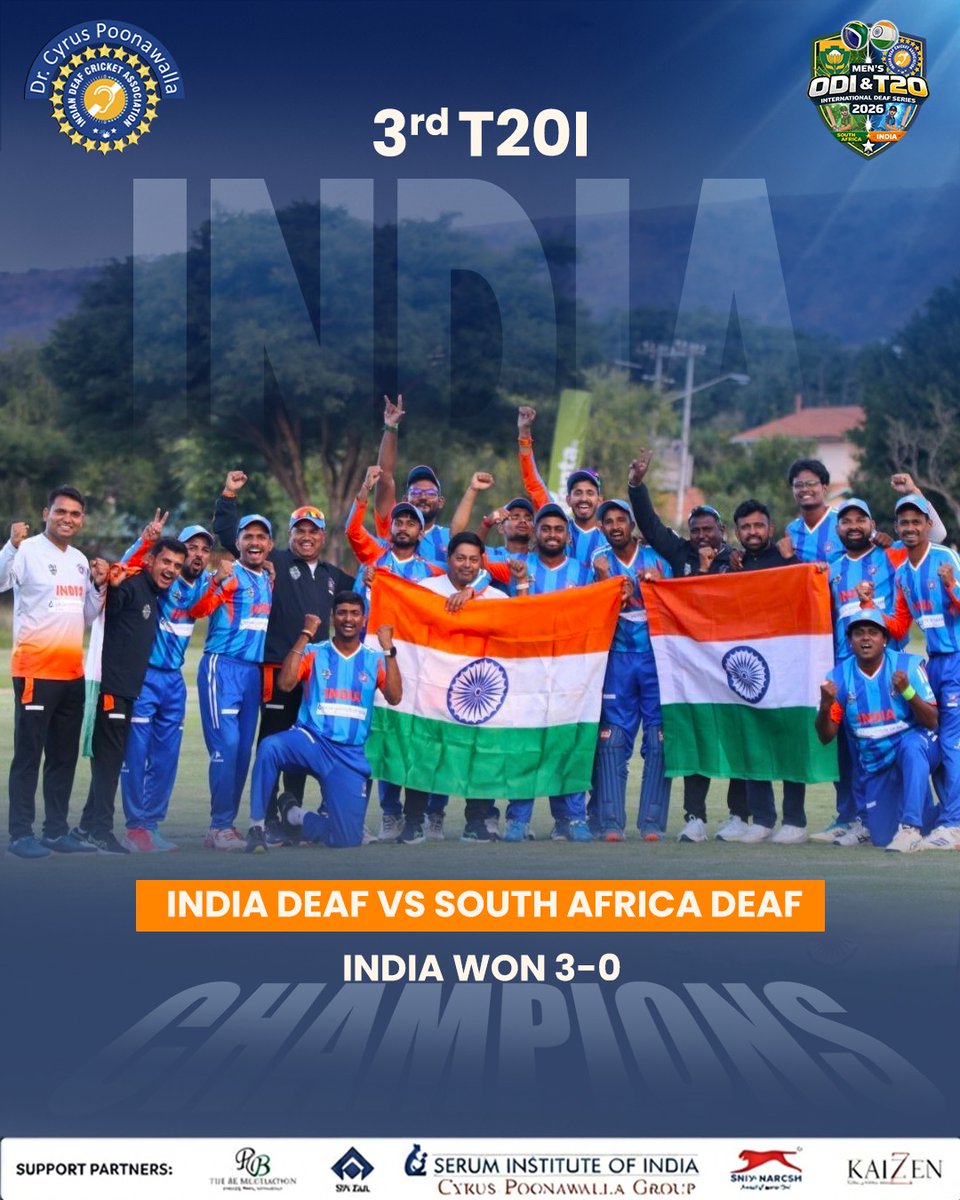 INDIAN DEAF CRICKET ASSOCIATION (IDCA)🇮🇳 tweet media
