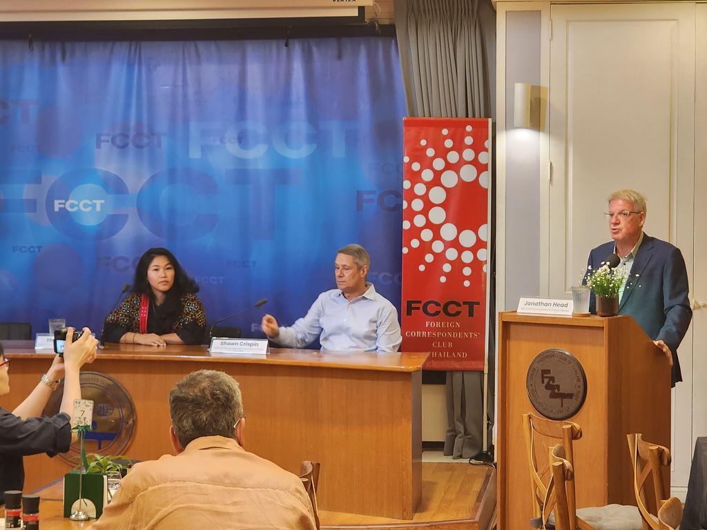 Reaproy's tweet image. Great event to commemorate World Press Freedom Day took place last night at the @FCCThai! Amazing insights from #Myanmar, #Philippines &amp;amp; across the region.