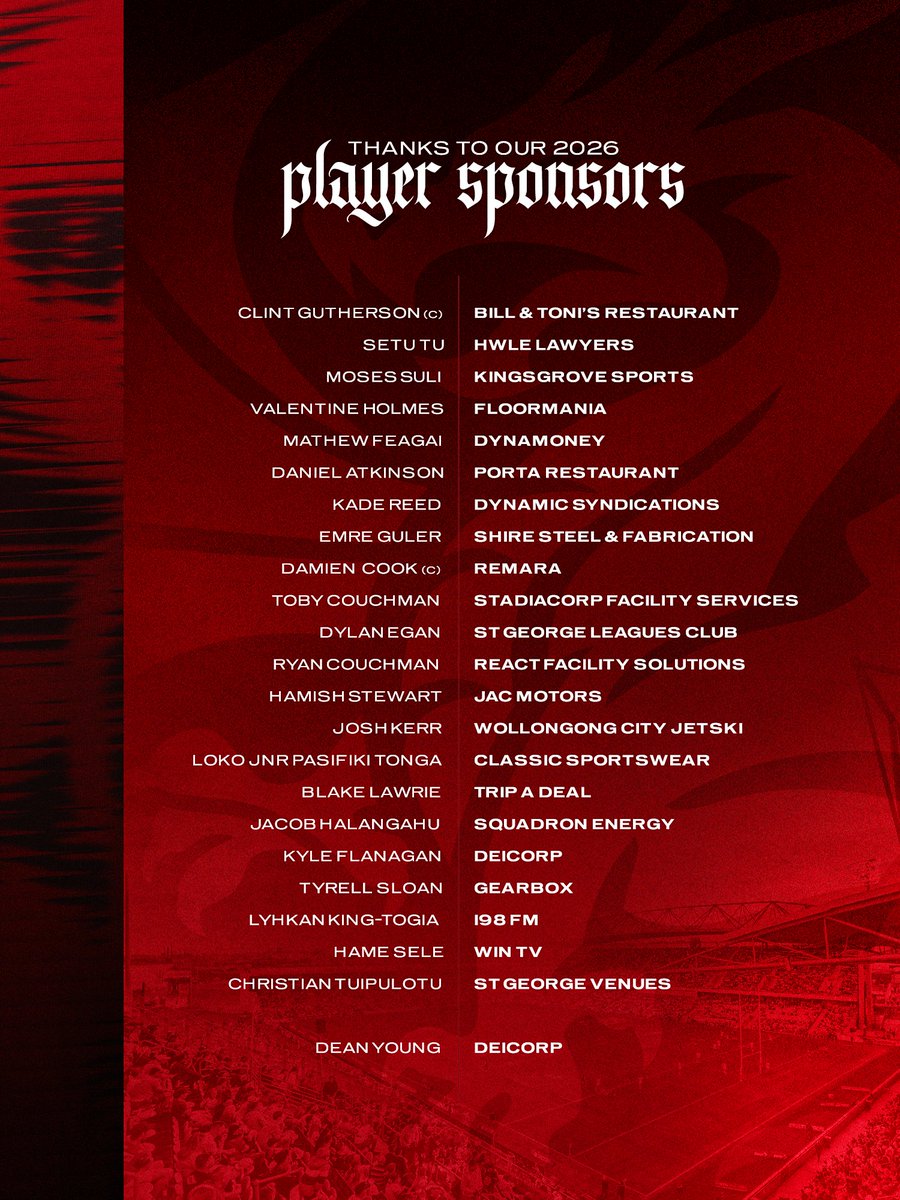St George Illawarra Dragons tweet media