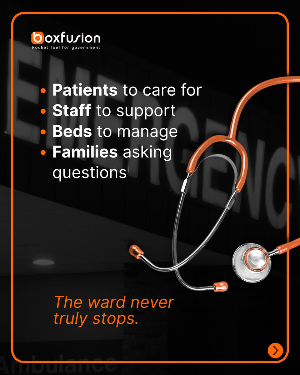 boxfusion_sa's tweet image. The Midnight Census Reporting module in SmartGov for Health captures patient data digitally, offering hospital leaders real-time visibility and minimizing admin work for ward teams. Discover more: boxfusion.io/solutions/smar…

#DigitalHealth #PublicSectorHealth #HealthcareInnovation