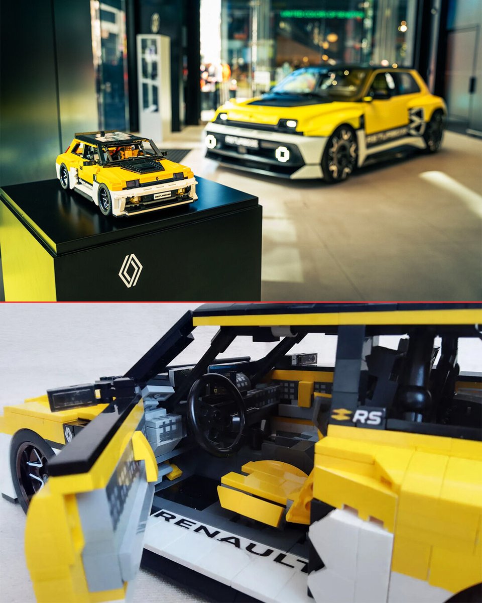 autoevolution's tweet image. French carmaker Renault calls on its fans to support a LEGO Ideas project that replicates the 5 Turbo 3E electric mini supercar.

#lego #renault #renaultlego