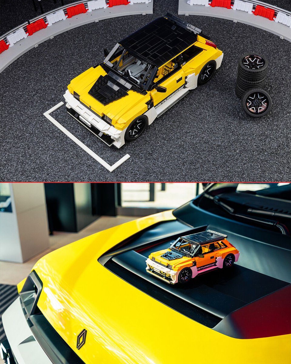 autoevolution's tweet image. French carmaker Renault calls on its fans to support a LEGO Ideas project that replicates the 5 Turbo 3E electric mini supercar.

#lego #renault #renaultlego