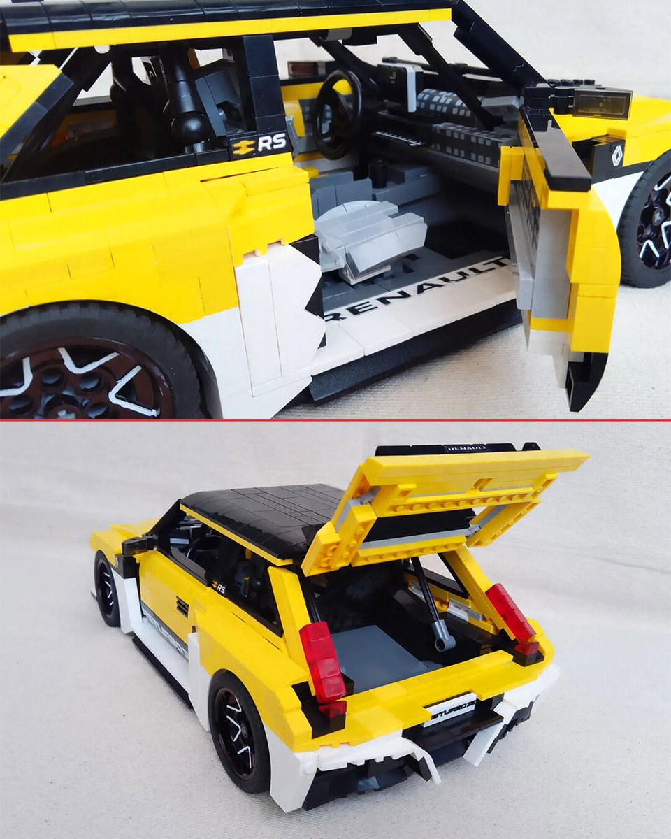 autoevolution's tweet image. French carmaker Renault calls on its fans to support a LEGO Ideas project that replicates the 5 Turbo 3E electric mini supercar.

#lego #renault #renaultlego