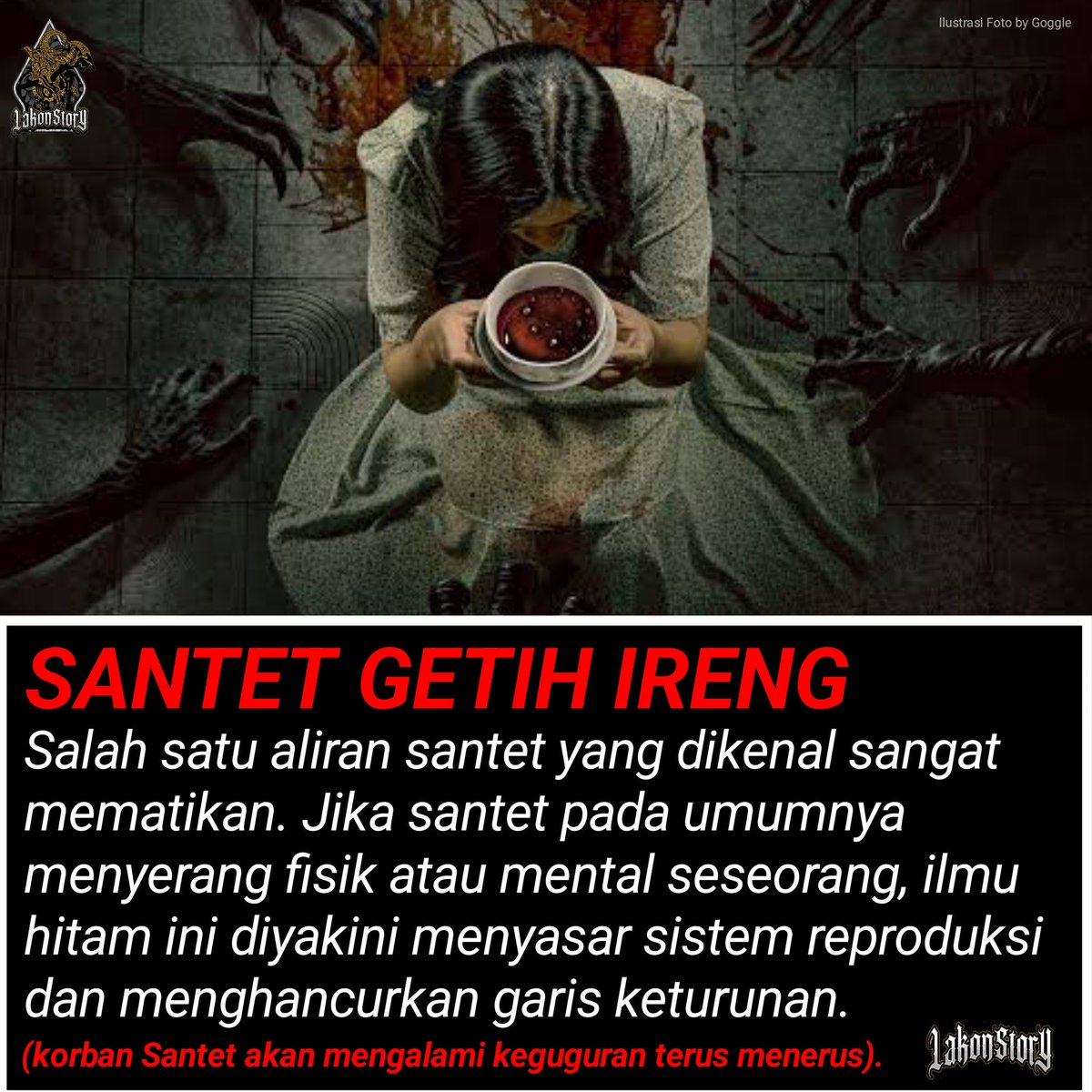 Santet Getih Ireng disebut sebagai bentuk santet tingkat tinggi yang difokuskan untuk menghancurkan garis keturunan. .

Menurut cerita yang beredar di berbagai daerah Jawa,Jika santet pada umumnya menyerang fisik atau mental seseorang, ilmu hitam ini diyakini bekerja lebih