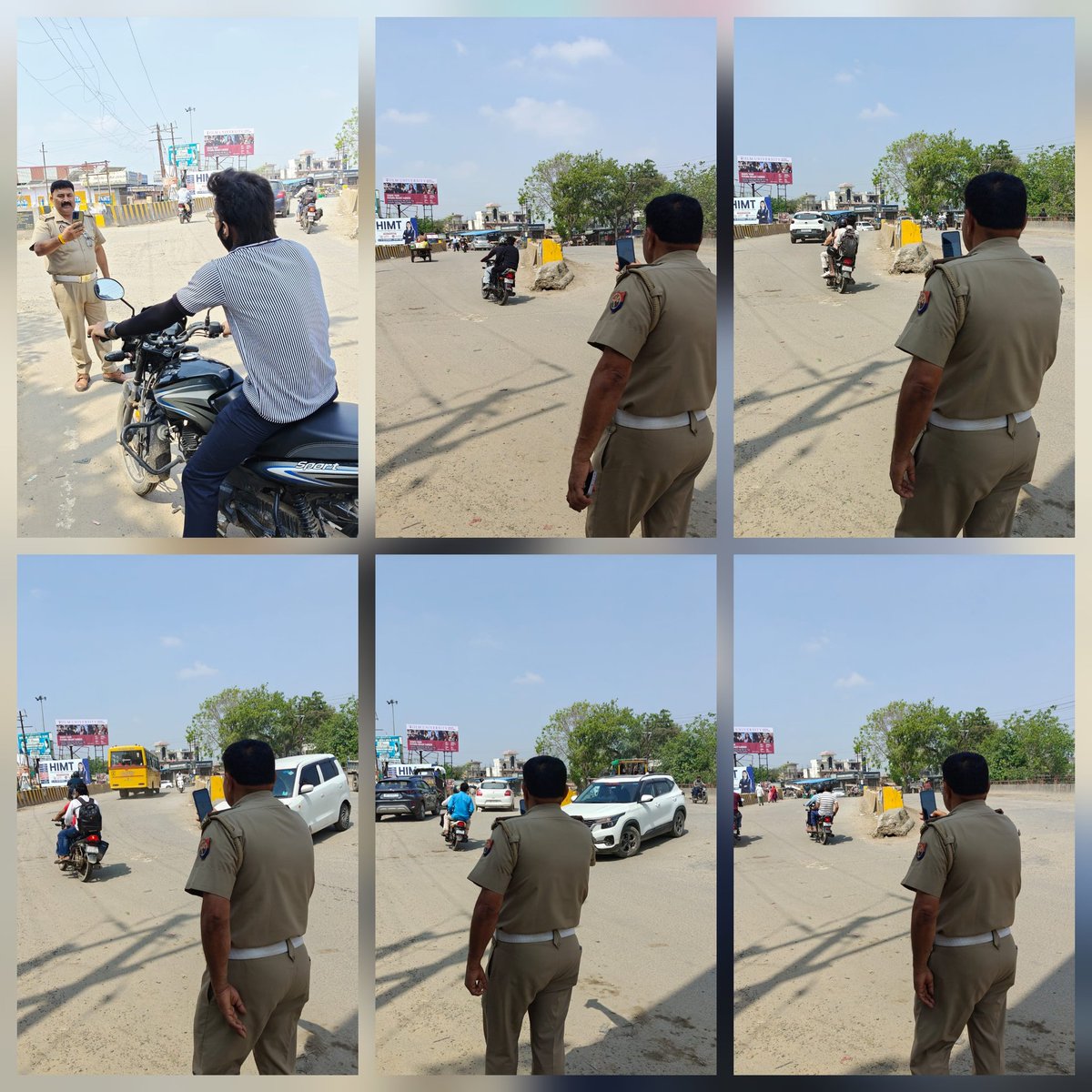 Noida Traffic Police tweet media