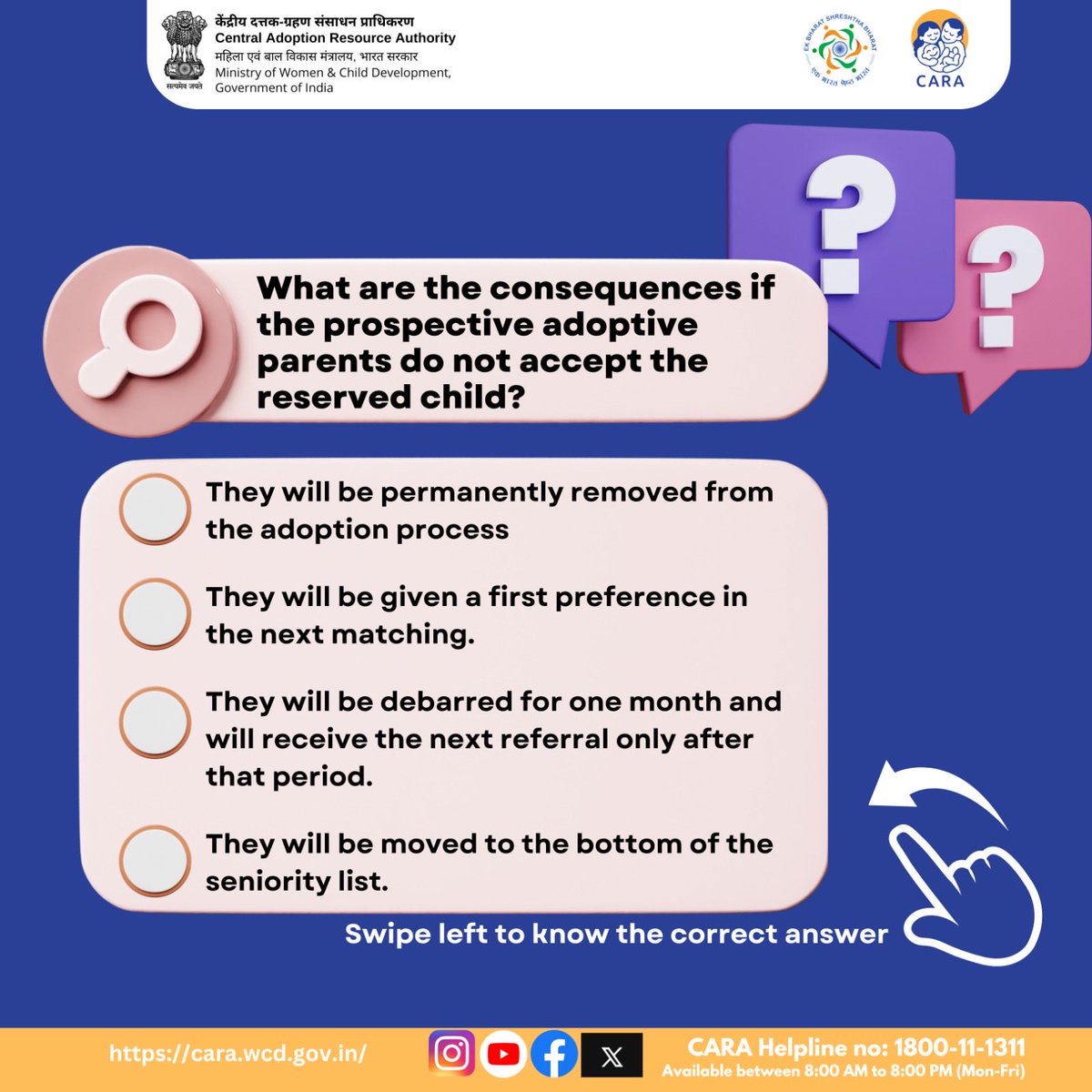 Central Adoption Resource Authority, MWCD, GOI tweet media