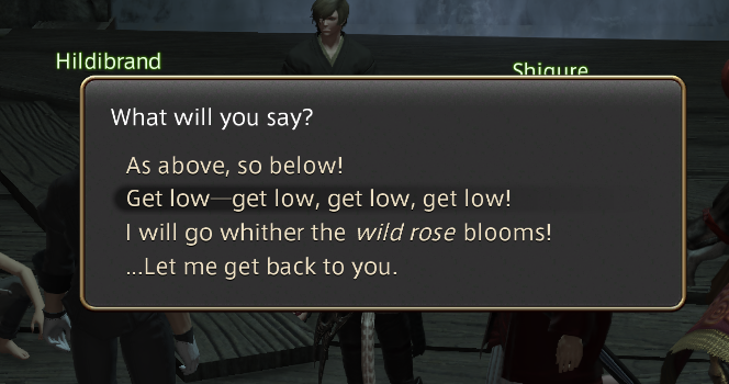 feydemon's tweet photo. what does the warrior of light know about that song LMFAO https://t.co/Jqiukr8ITl
