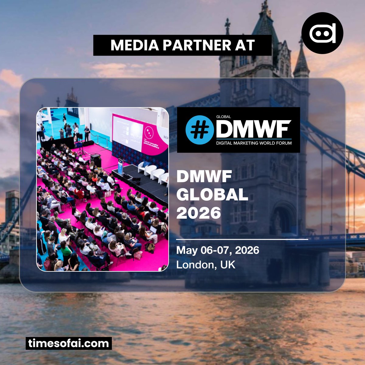 TimesOfAI_'s tweet image. We’re an official partner of @DigiMarketingWF for the Digital Marketing World Forum 🚀

3,000+ marketers, 200+ speakers, and 100+ martech providers shaping the future of marketing.

📅 May 6–7
📍 London

Join in 👇
hubs.li/Q04fnc0W0

#DigitalMarketing #MarTech #Marketing