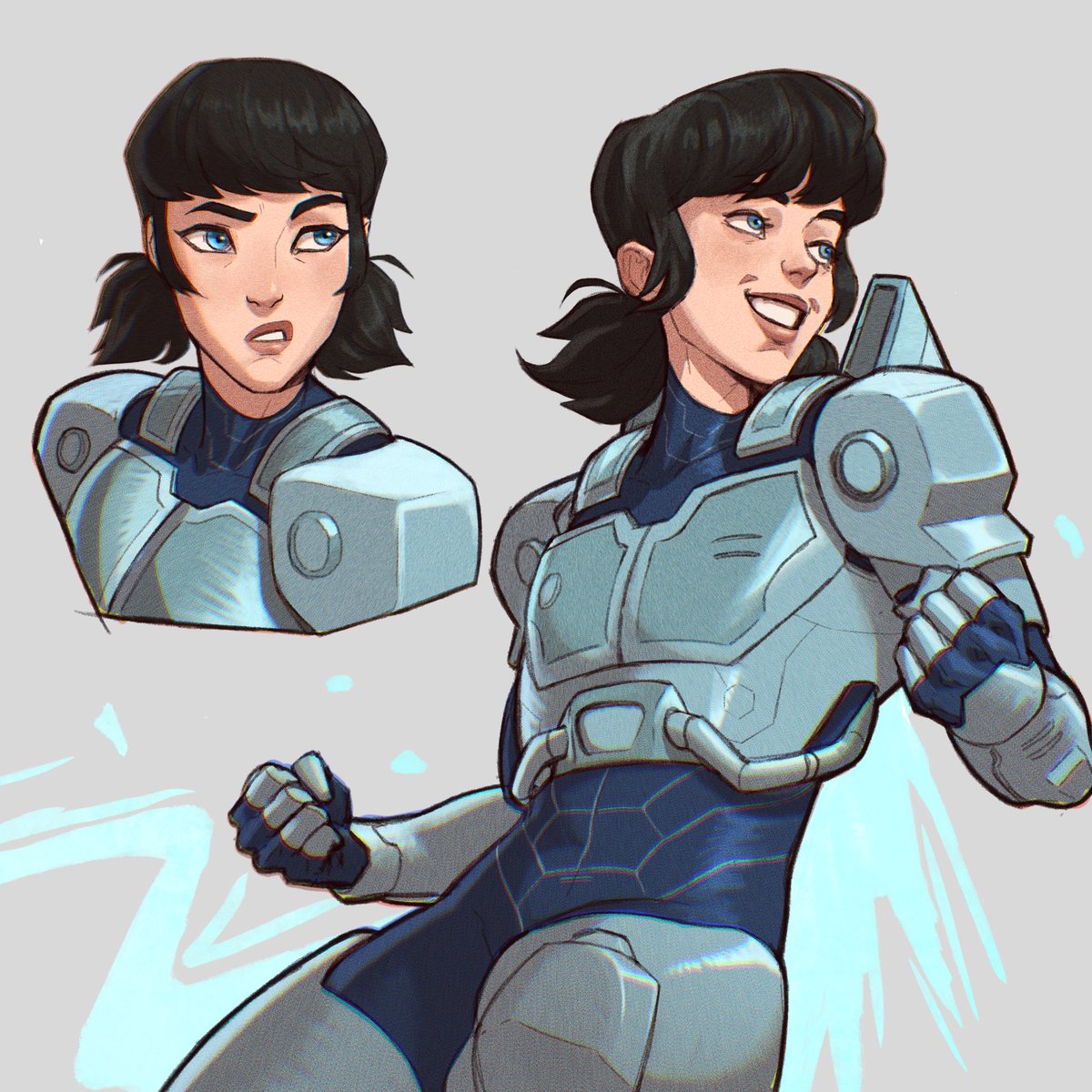 BossFromSchool's tweet image. Quick tech jacket drawings
#invincible #techjacket #digitalart #fanart