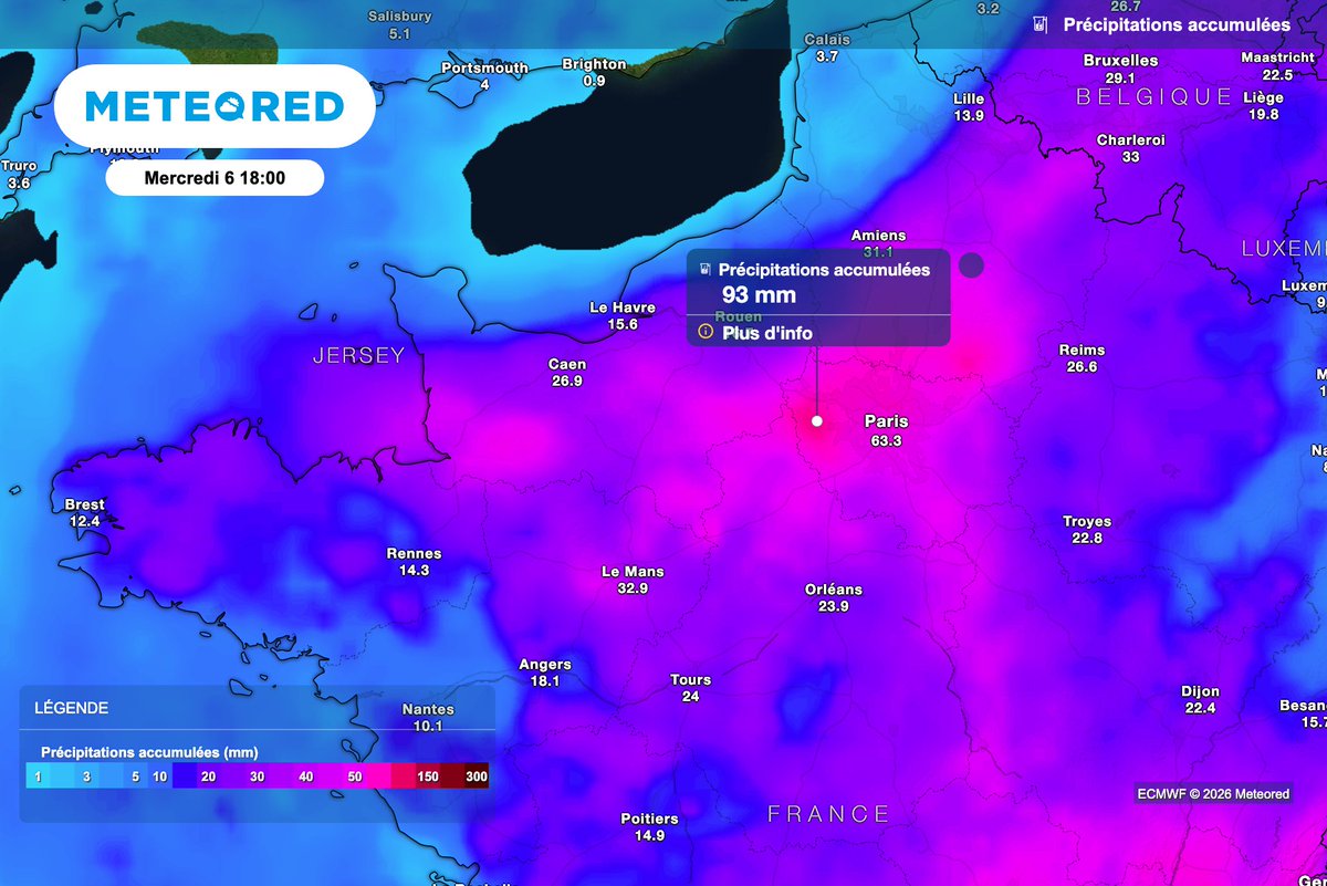 MeteoredFR's tweet image. #Alerte aux fortes pluies orageuses demain ! Météo-France place deux départements en vigilance #orange : les prévisions 🟧

Les infos ℹ️ Marc Hay 
tameteo.com/actualites/pre…