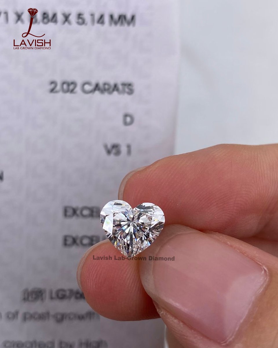 lavishlabgrown's tweet image. Exquisite Heart Shape Lab Grown Diamond
✨ 2.02 CT | D Color | VS1 ✨
----(050526A)----
🌐 lavishlabgrowndiamond.com
📱 +91 94848 41948

#LabGrownDiamond #HeartShapeDiamond #DColorDiamond #VS1Diamond #LuxuryJewelry #DiamondLover #LavishDiamonds #lavishlabgrowndiamond #lavishdiamond
