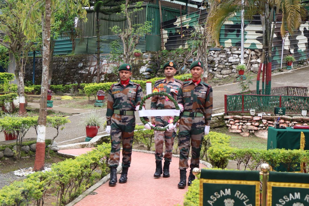 official_dgar's tweet image. ASSAM RIFLES HONOURS THE SUPREME SACRIFICE OF A BRAVEHEART IN ARUNACHAL PRADESH
The Changlang Battalion of #AssamRifles solemnly paid tribute to Rifleman (Late) Nepali Tamang, who made the supreme sacrifice in the line of duty and was killed in action on 05 May 1960 at Imphal,