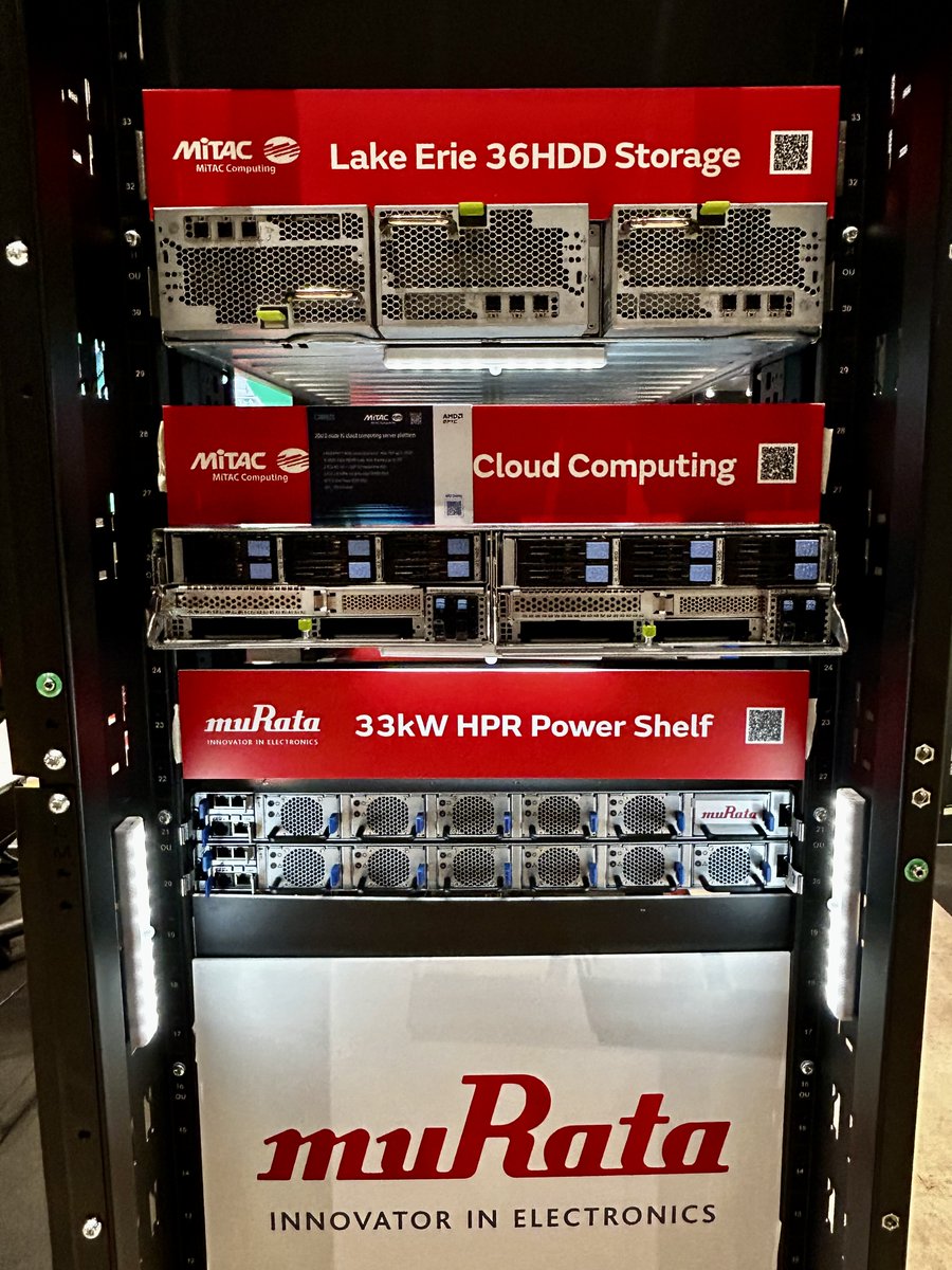 MiTACcomputing's tweet image. 🚀 OCP EMEA 2026

Strong interest in OCP + liquid cooling
Next-gen OpenFW in action

Great to partner with Murata Manufacturing
👉 mitaccomputing.com/en/contact

#OCP #DataCenter #AIInfrastructure