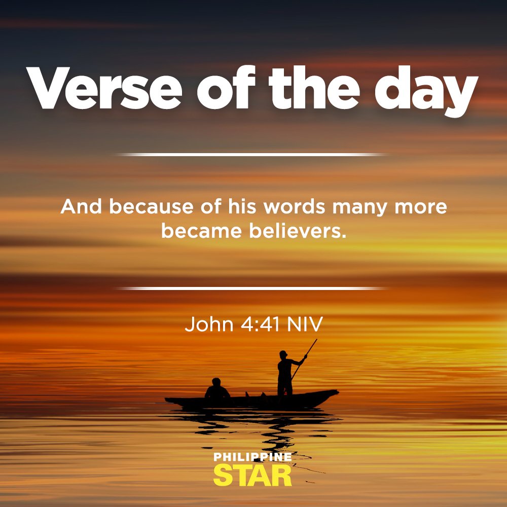 HAVE FAITH IN THE WORDS OF JESUS 🤲

And because of his words many more became believers. — John 4:41 NIV