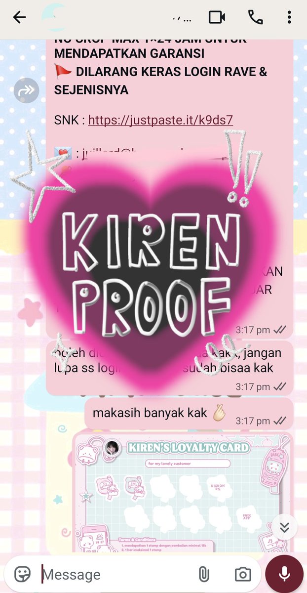 kiren ; mt (@) after dm - fast on wa! tweet media