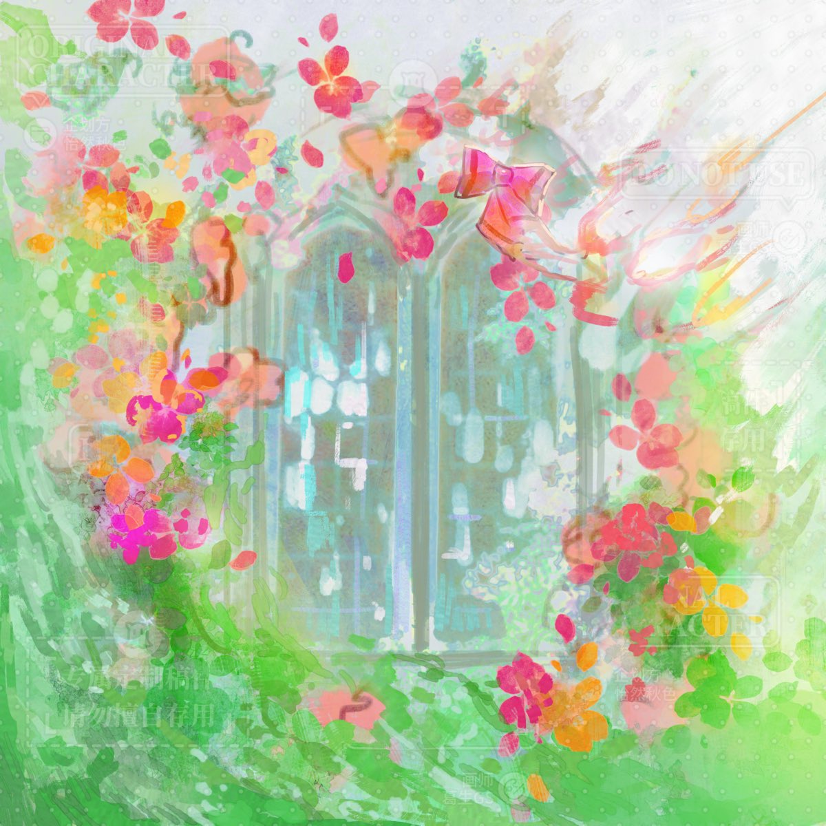 Yiranqiuse's tweet image. 这是为莱姆约的24h一键印象场景插画～

当时约稿的时候跟画师稍微讲了一下莱姆的故事，然后没想到便诞生了这样美丽的场景…。

打了一点轻微的水印，希望不影响这张图的美丽。不过还是没赶上莱姆生日呀！

 #WitchsHeart
#whnoc
#稿件展示