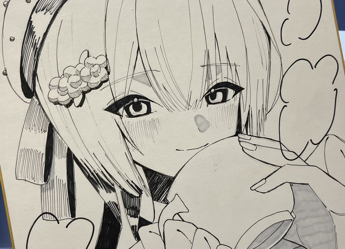 久々のアナログイラスト☕️
