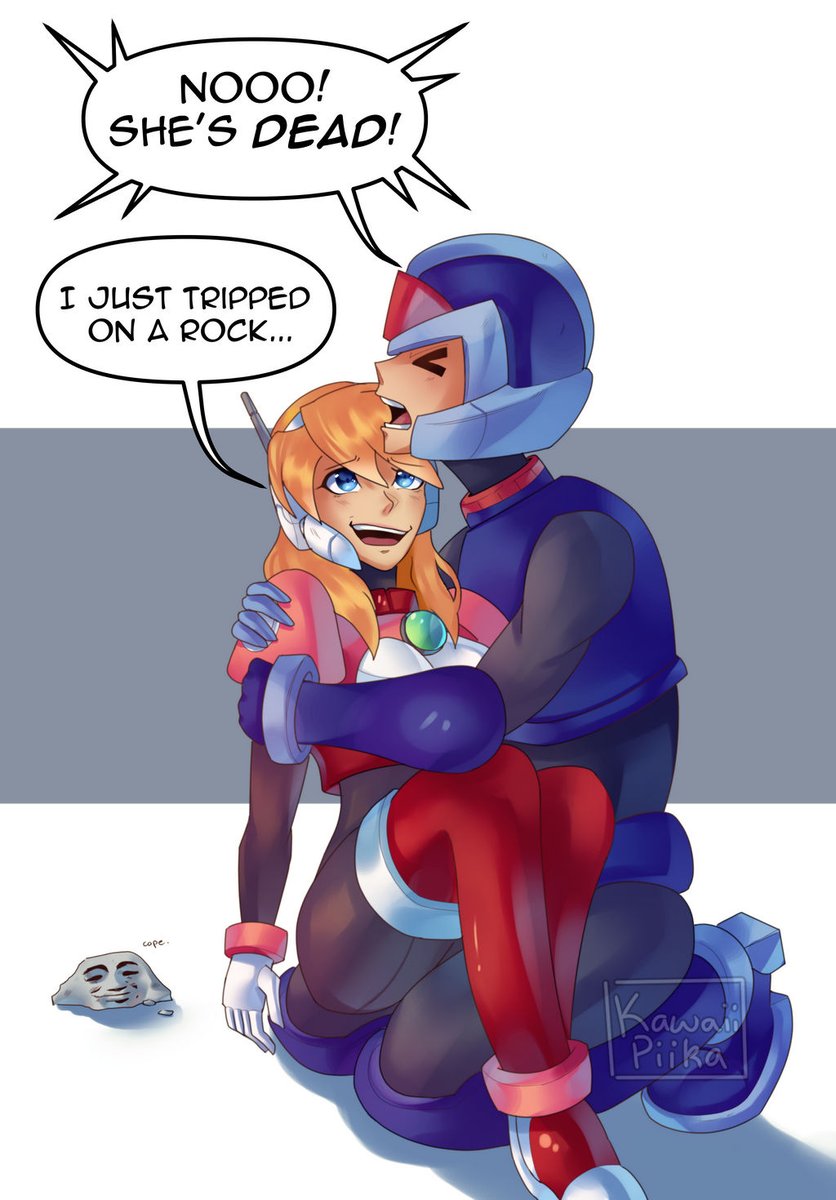 JonatanPalma18's tweet photo. AT: LOL Rock by Kawaiipiika #XandAlia #XAlia #XxAlia #MegaMan #Megaman #Rockman #MegaManX #MegamanX #RockmanX #MegamanZero #RockmanZero https://t.co/YnNhrhWDdQ