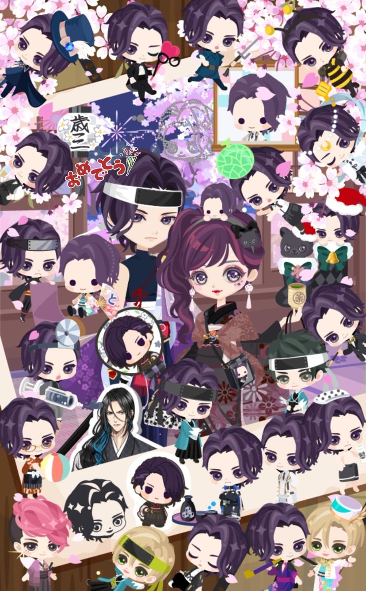 tsuk_iko's tweet photo. #土方歳三生誕祭2026
#祝ばくてん歳三BD
土方さん🖤おめでとうございます🟡🍶✨
彼目線めっっちゃ良かったです！
続編も…箱館戦争がどういう風に描かれるか悲しいけどお待ちしてます🥺
たくあん1本丸ごとどうぞ♪

#ばくてんで勝手にアバ遊び
わちゃわちゃ隊士達のお世話いつもお疲れ様です☀️🎏 https://t.co/zFLXHME1vG