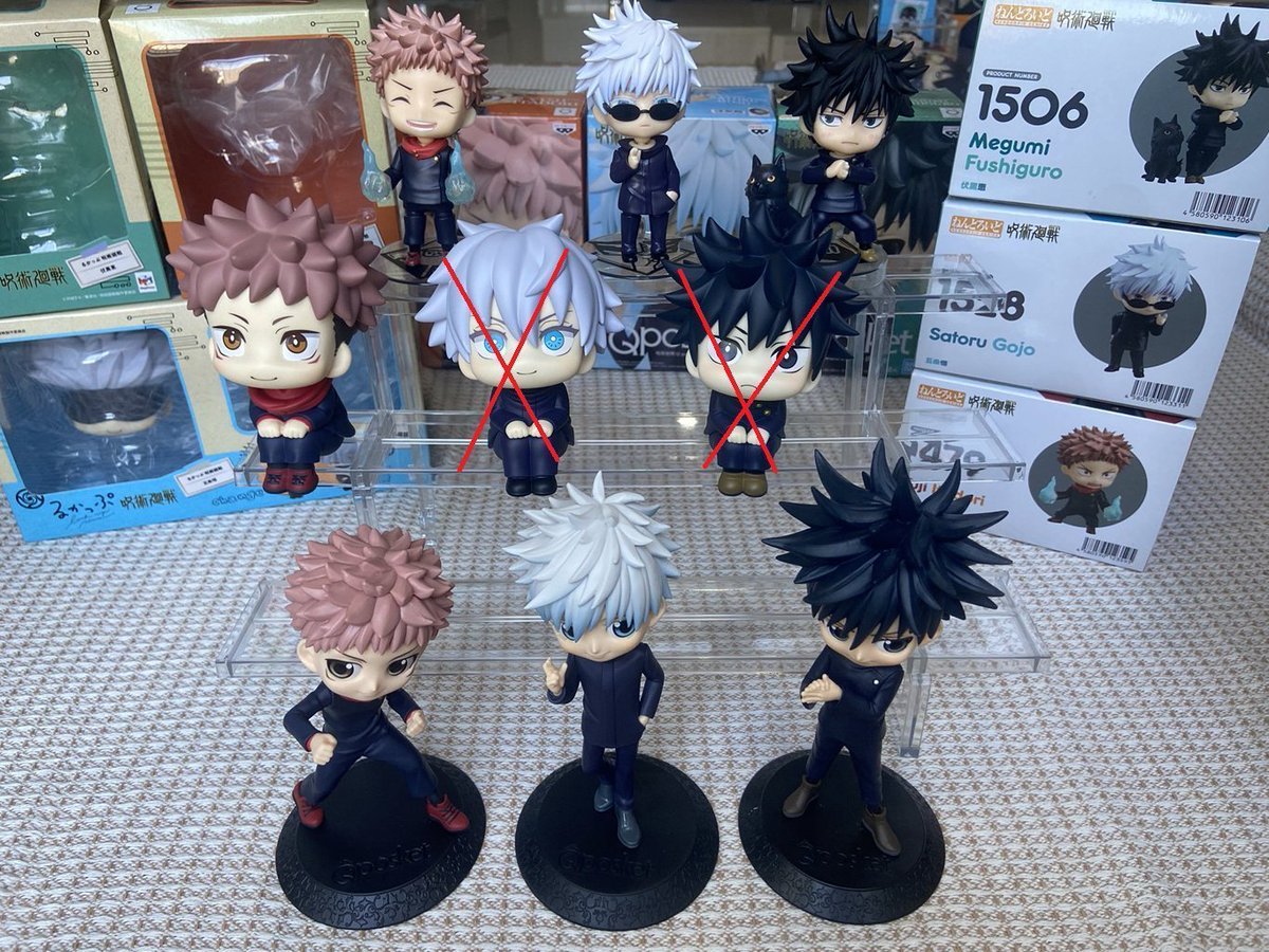 ppopjb's tweet photo. — พร้อมส่ง มือ 2
Jujutsu Kaisen มหาเวทย์ผนึกมาร
ยูจิ เม เมงุมิ

✿ ราคา ด๋อย 1000.-
นั่งจ๋อง look up 1000.-
ฟิกเกอร์ 1000.-
+ ค่าส่ง 40

✿ สั่งซื้อ dm
#ตลาดนัดjjk #ตลาดนัดจจส #pjbพร้อมส่ง #ตลาดนัดด๋อย https://t.co/VBlQI9UxRX