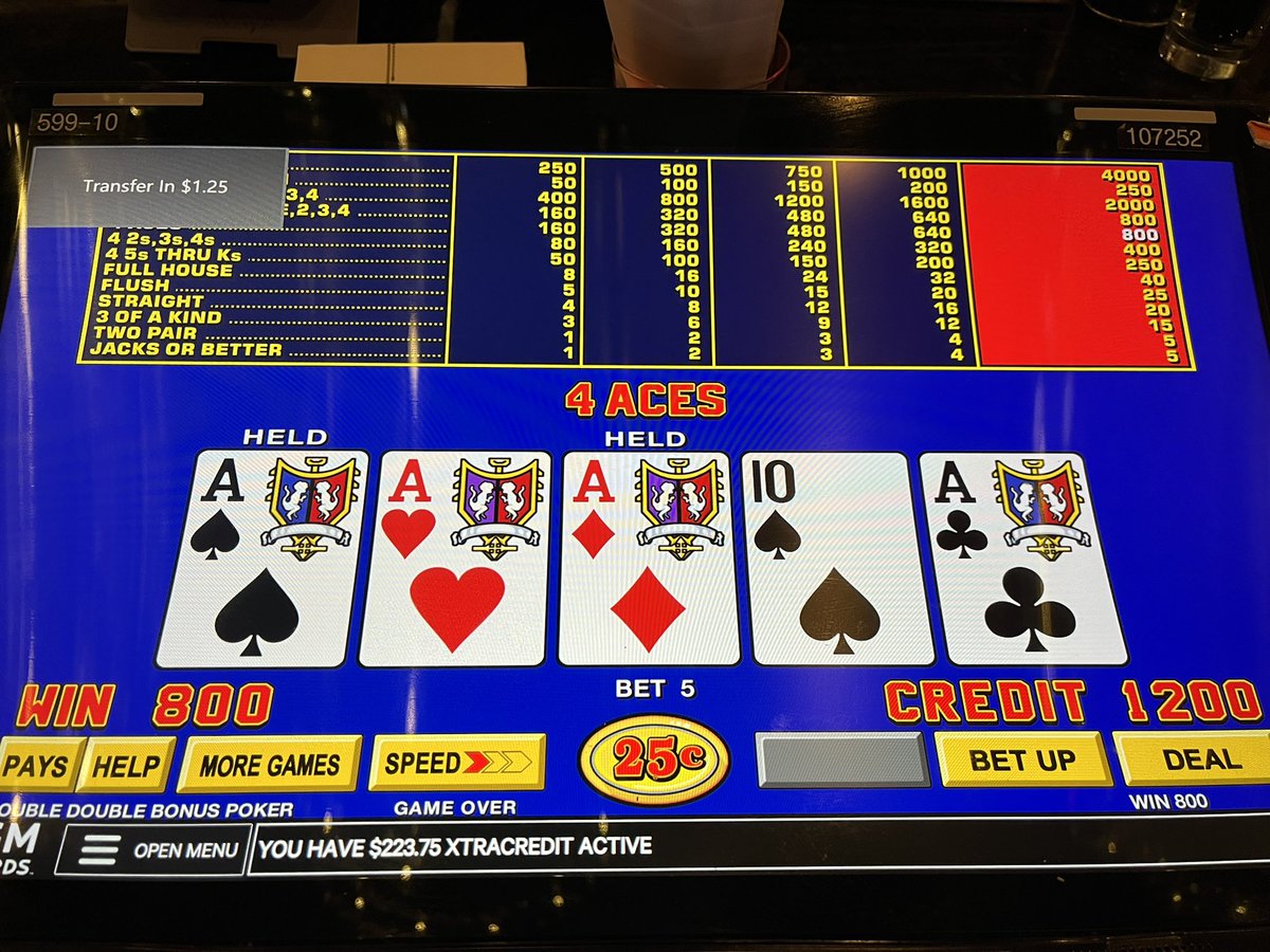 rirugrat's tweet image. More Vegas Day 3: Went to play at @Cosmopolitan_LV Chandelier Bar and went on a heater.  Ordered a White Cosmo and the first hand I played I got 4 Aces holding one Ace.  5 minutes later Aces w/kicker.  15 minutes later quad 3s w/kicker.  Cashed out plus $800 #vegas