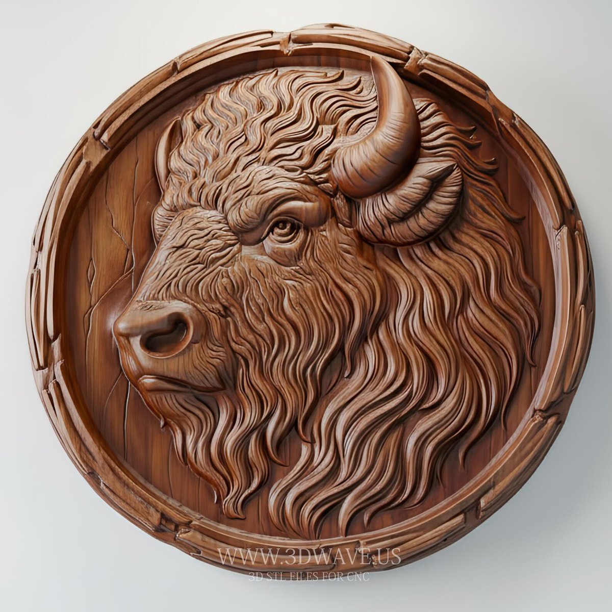 STLforCNC's tweet image. Highly detailed bison bas relief. Optimized #STL file for CNC routers and carving machines. Suitable for hardwood, softwood, MDF, and plywood.
etsy.com/listing/439816…

#woodworking #cncrouter #gift #decoration #wood #bison