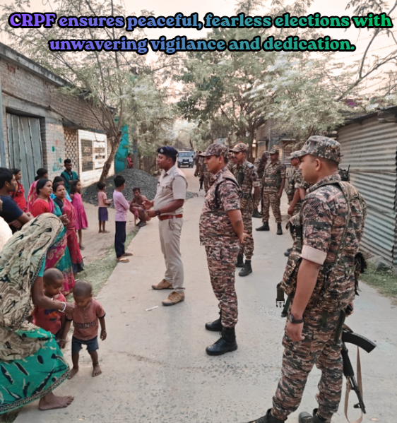 mahimach010's tweet image. CRPF has played a crucial role in ensuring peaceful, free &amp;amp; fair elections in West Bengal. Their presence has helped create a fear-free environment, reflecting unwavering vigilance and commitment to safeguarding democracy. 🇮🇳 #CRPF #CRPF_For_Peaceful_Elections election