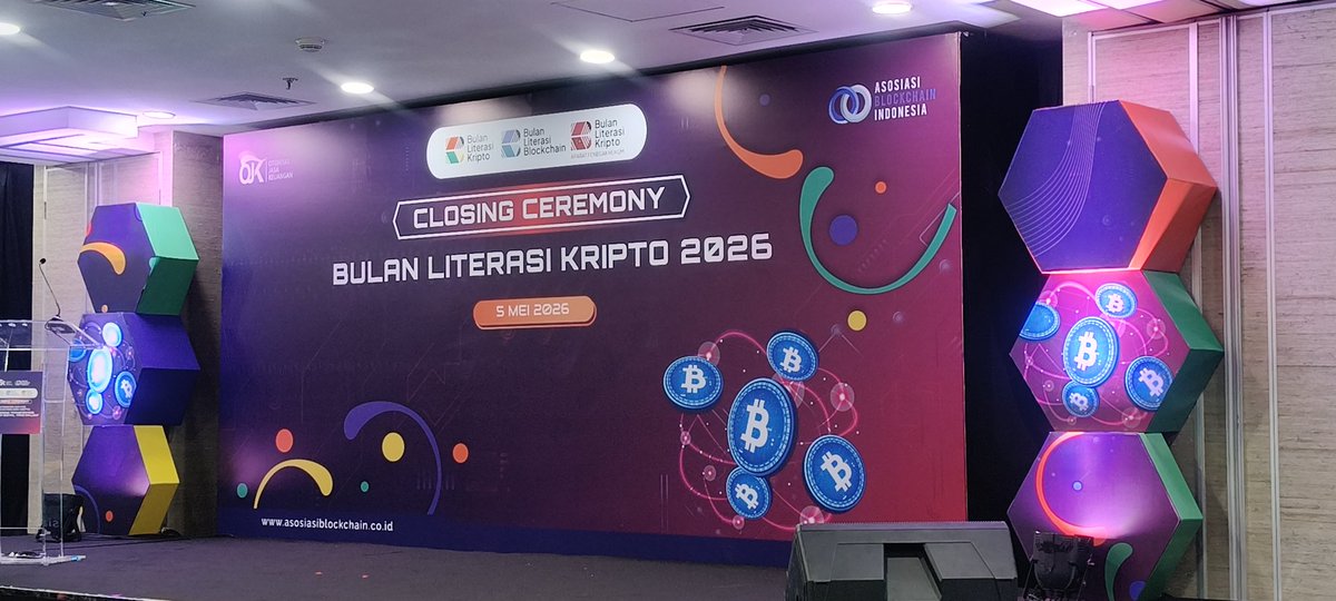 ToniteCrypto's tweet photo. I'm attending Closing Ceremony Bulan Literasi Kripto 2026 https://t.co/TC1uf39PX5