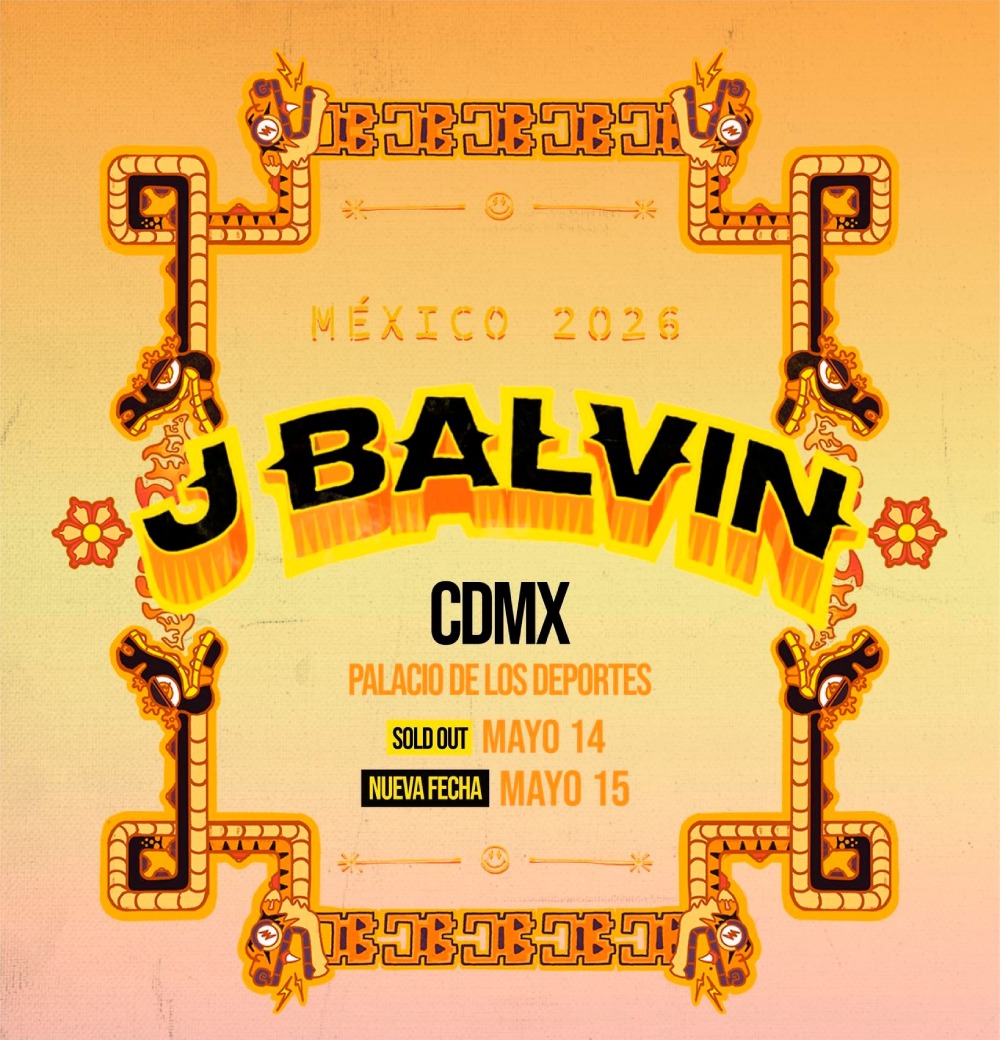 MxFussion's tweet photo. #jbalvin ofrecerá dos conciertos en Ciudad de México en mayo de 2026 en el Palacio de los Deportes, marcando su primer tour en solitario en el país desde 2018.

📍 CDMX
14 Y 15 de mayo · Palacio de los Deportes CDMX https://t.co/jUj3rJpV2N