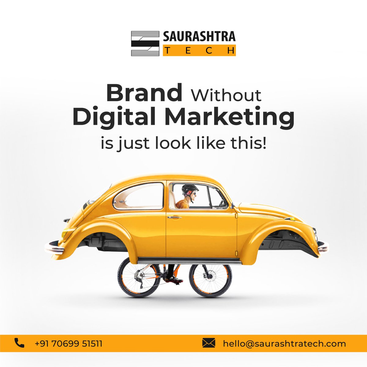 SaurashtraTech's tweet image. Brand Without Digital Marketing is just look like this

#Brand #Marketing #Digital #Branding #Onine #Business #SaurashtraTech #Saurashtra #Tech #Porbandar #Gujarat