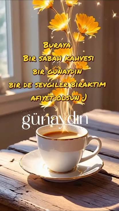 Fatihtoz55's tweet photo. "Hayat, bir fincan kahvenin buğusuna sığan o kısa huzur anlarında saklıdır. Işığını kimseden bekleme; bugün kendi güneşin kendin ol, kalbinin çiçek açtığı yerden başla hayata."

#Günaydın #HayırlıSabahlar☕🌞

 #sabahnotu #umut  #huzur #yeniumutlar #hayatadair #gününkaresi #mutlusabahlar