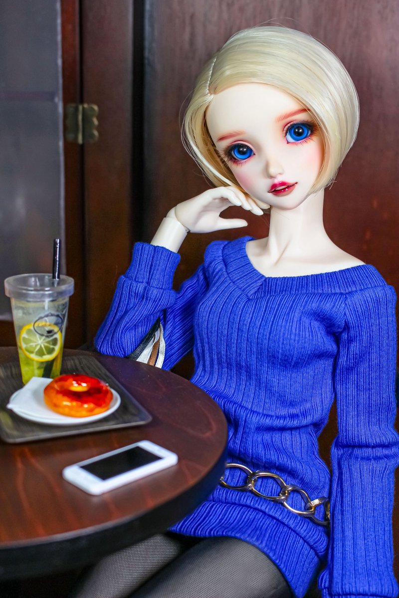 Y 長期保管 ウェイター ウェルカム ドール 人形 カフェ 入口 店舗 飲食店 ぜったい可愛い！ウェルカムドール - balloonshop Kilala