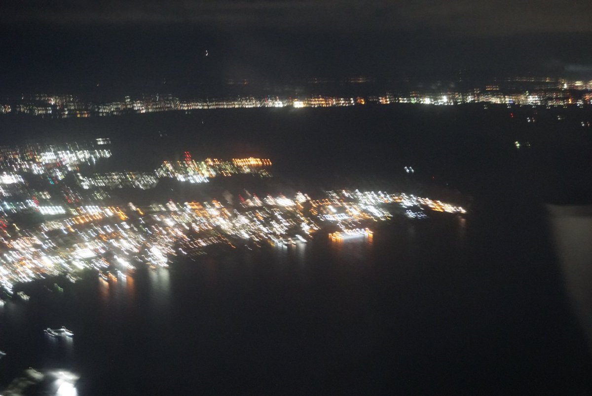 2026/5/4 SKY705便 羽田空港付近上空 #スカイマーク #東京上空 #夜間飛行