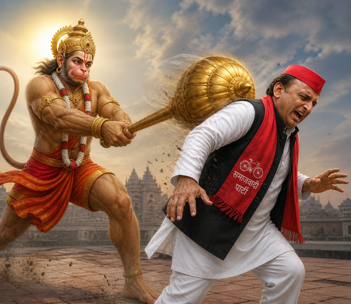 ShashileshB's tweet photo. @AjayAdvocate14 @samajwadiparty ये....ले...। टूट गया घमंड कालनेमी पर हुआ प्रहार https://t.co/CF4DkGNgbb