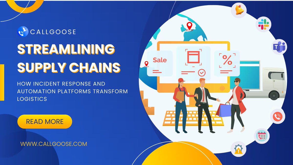 CallgooseSQIBS's tweet image. 🚚 A small delay in your supply chain… can trigger a massive disruption.

Read More 👉 resources.callgoose.com/blog/streamlin…

#CallgooseSQIBS #SupplyChain #Logistics #SupplyChainManagement #DigitalLogistics #IncidentResponse #Automation #ITAutomation #DevOps #SRE #ITOperations
