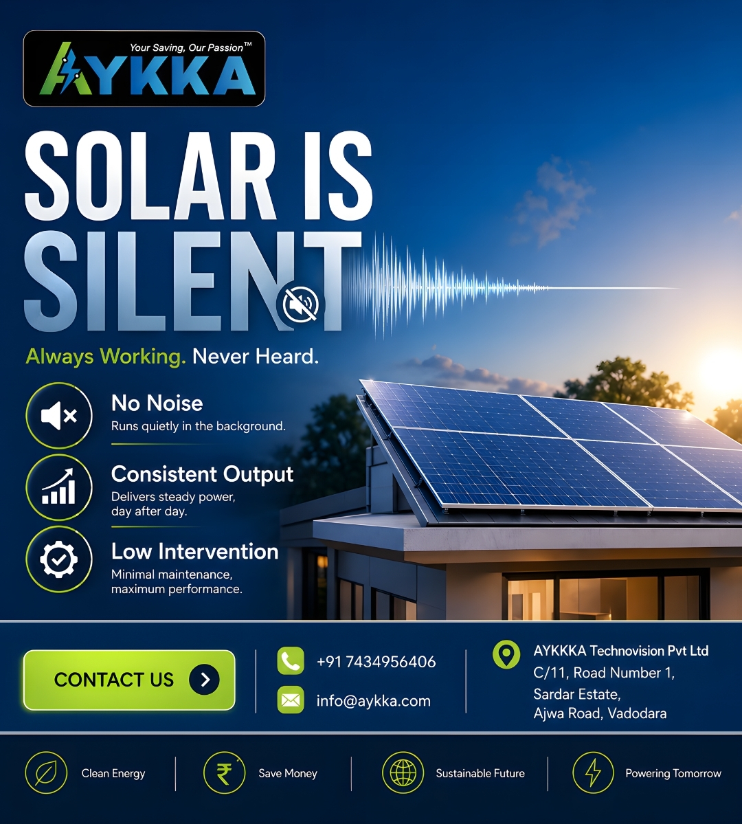 aykka590561's tweet image. Solar power systems operate silently while delivering reliable energy output, making them suitable for industrial and commercial environments seeking stable renewable solutions.#solarpower #cleanenergy #renewableenergy #solarsystem
