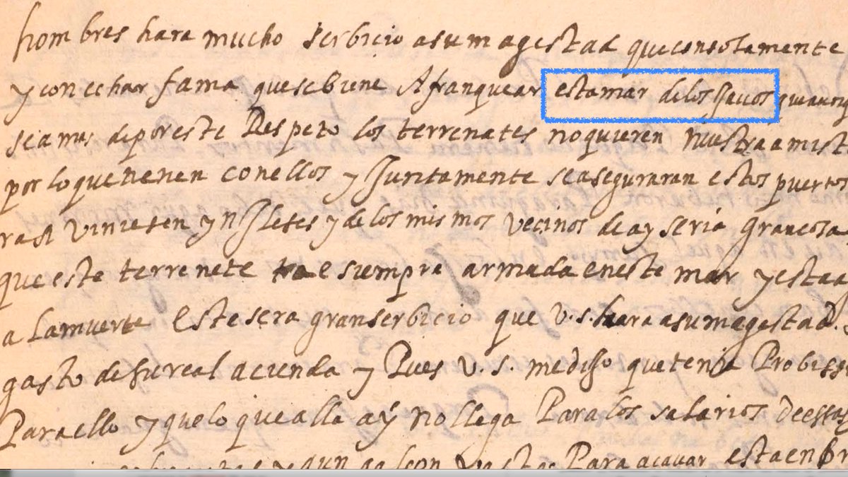 toniocampolopez's tweet photo. Dalam surat yng ditulis pada tahun 1587 ini, kapten Portugis dari Tidore (Maluku) meminta bantuan militer (kapal2) dari gubernur Spanyol di Filipina (mereka 🇪🇸🇵🇹 telah bersekutu sejak tahun 1580)

Hal ini karena laut-laut tersebut didominasi oleh orang Jawa, oleh kapal kapal Jawa https://t.co/ifDeGmlJQV