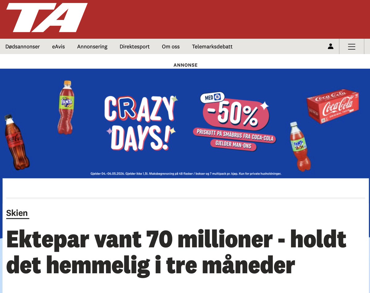 Carl F Stenstrøm tweet media