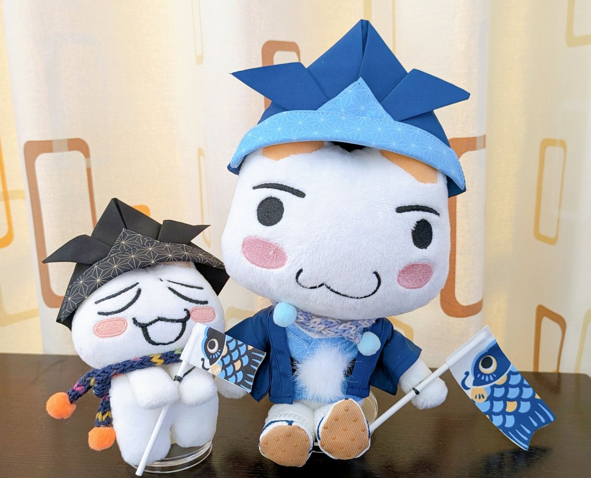スリコでいい感じのお衣装があったので。
あしたお誕生日のトロたちに♪
トロフェスでいただいたマフラーも活用♪
#ポケピと端午の節句