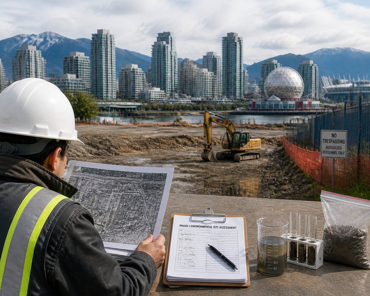 Phase1ESACalgry's tweet photo. Planning a redevelopment in Vancouver? A Phase 1 ESA uncovers potential environmental issues, helping you avoid costly surprises. Ensure compliance, safety, and informed decision-making with our professional site assessments.
#Phase1ESATorontoAndOntario
#Phase1ESAVancouver https://t.co/pVXDuengQW