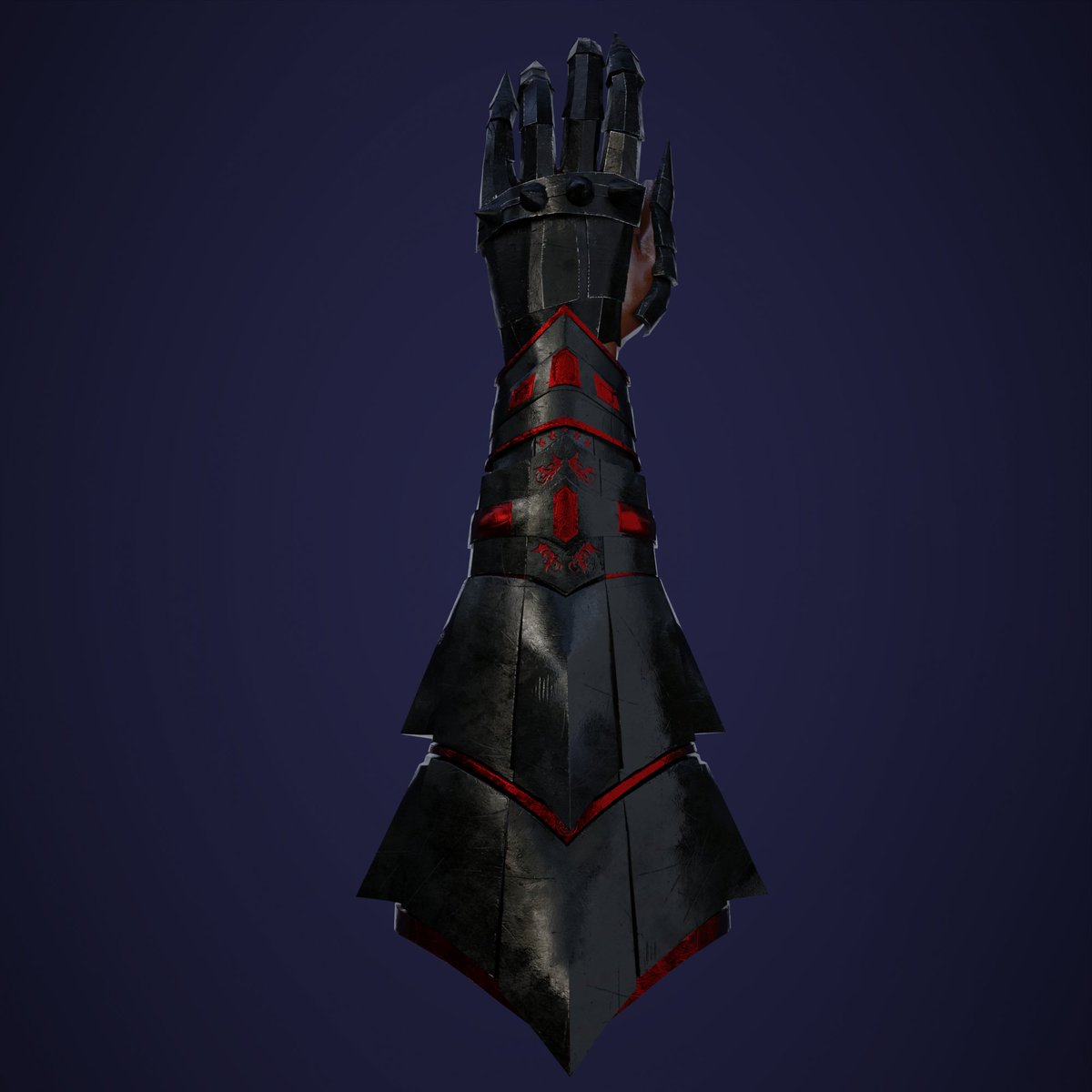 DarkSou62859348's tweet image. Rhaegar's gauntlet 
#rhaegar #gameofthrones #armor #3d