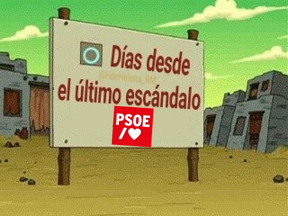 Lo del <a href="/PSOE/">PSOE</a> ya no tiene comparación con ningún otro gobierno.

No hay ni uno solo sin trincar o enchufar a alguien.
